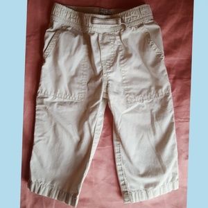 Cream kaki pants for baby